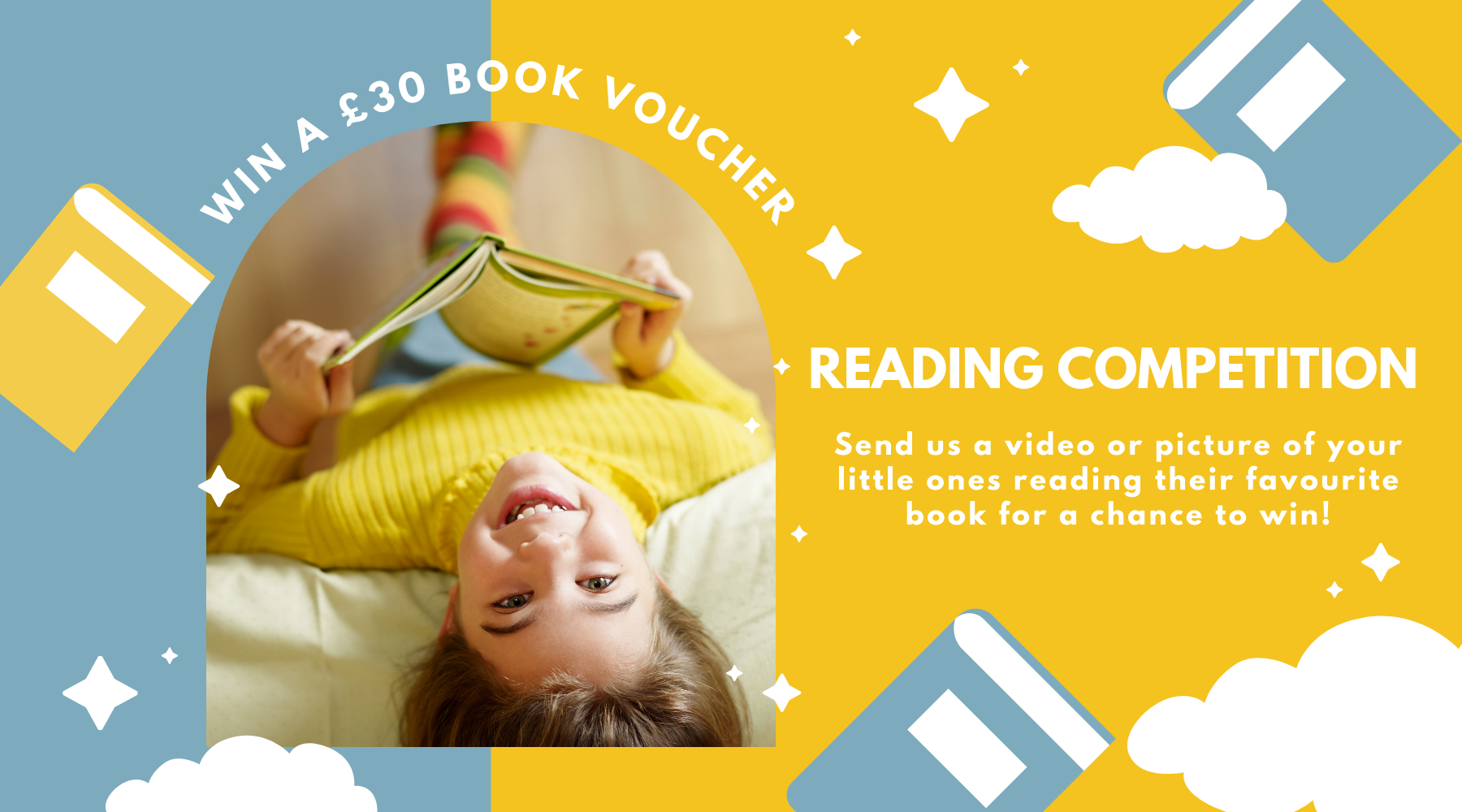 Reading Competition 📚 Win a £30 Book Voucher