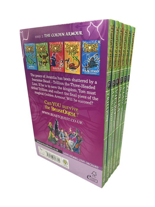 Beast Quest Series 2: 6 Books Collection Set  By Adam Blade