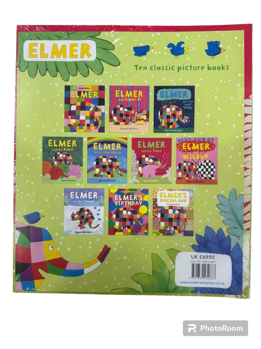 Elmer 10 Book Collection by David McKee