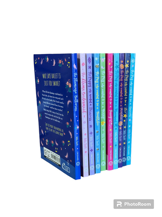 The Pug Who Wanted to Be 10 Books Collection By Bella Swift New