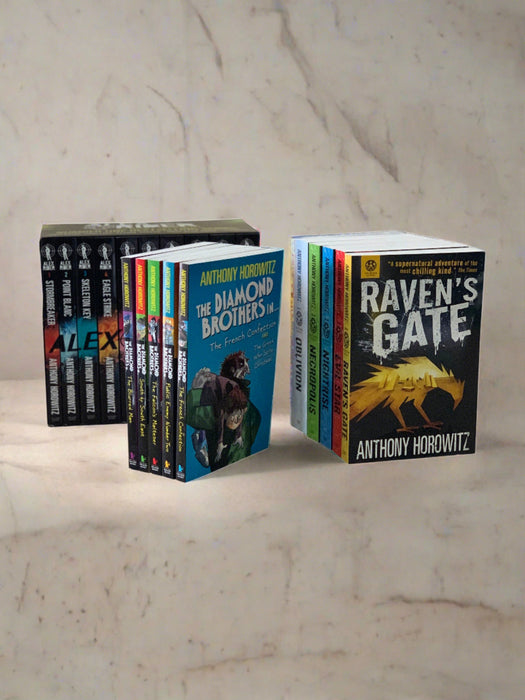 Alex Rider, Power of Five & Diamond Brothers 20 Book Collection By Anthony Horowitz