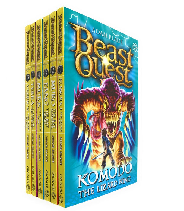 Beast Quest Series 6: 6 Books Collection Set  By Adam Blade