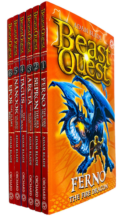 Beast Quest Series 1: 6 Books Collection Set  By Adam Blade