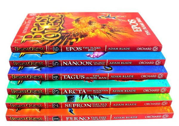 Beast Quest Series 1: 6 Books Collection Set  By Adam Blade