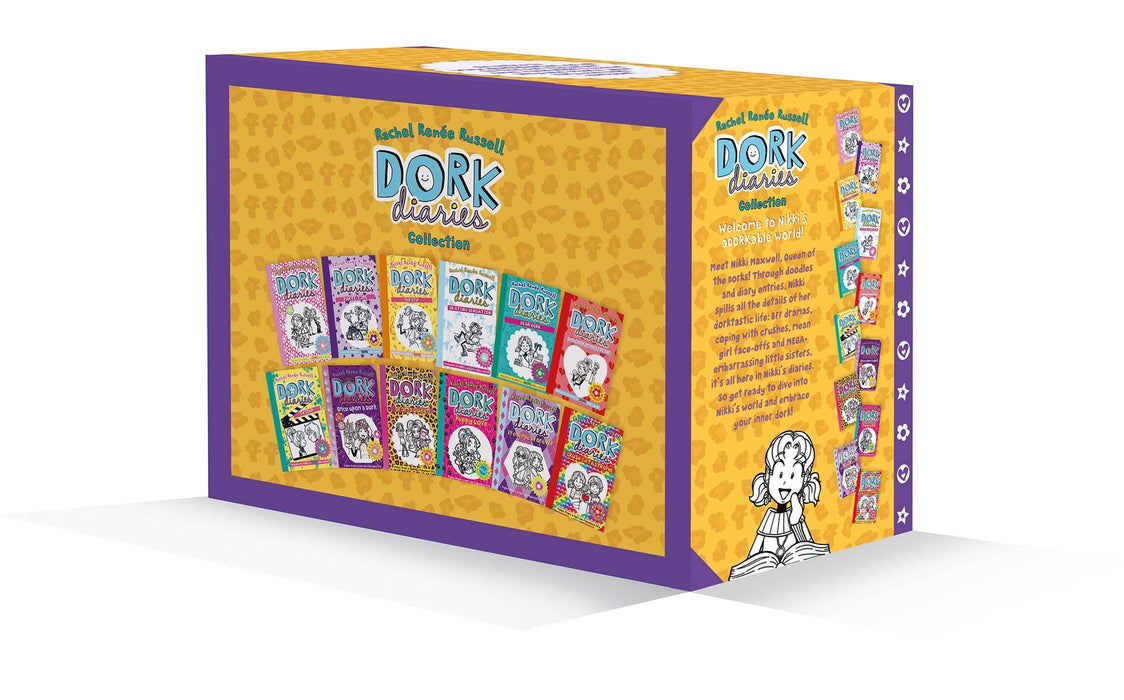 Dork Diaries 12 Book Slipcase By Rachel Renee Russell