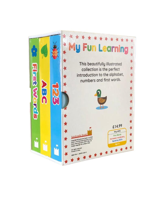 My Fun  Learning Library First Words 3 Board Books Slipcase