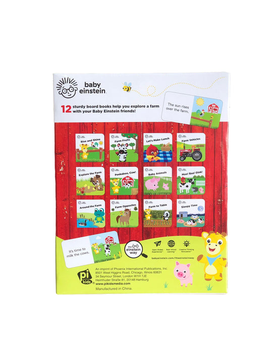 My First Library Baby Einstein Farm Friends 12 Board Books Box Set By Pixar