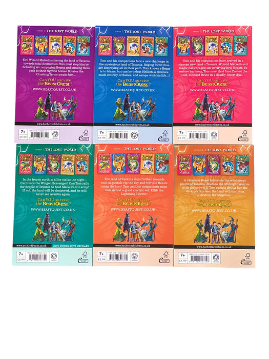 Beast Quest Series 7 : 6 Books Collection Set  By Adam Blade