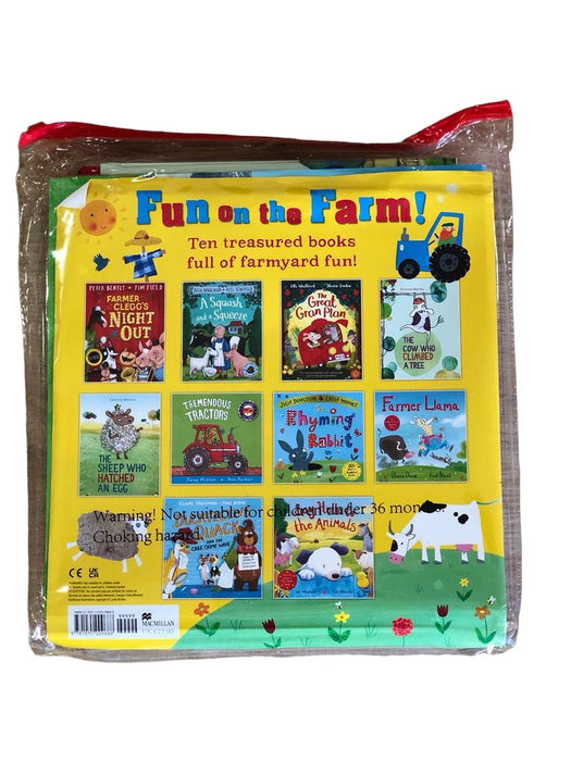 Fun On The Farm 10 Book Collection Ziplock