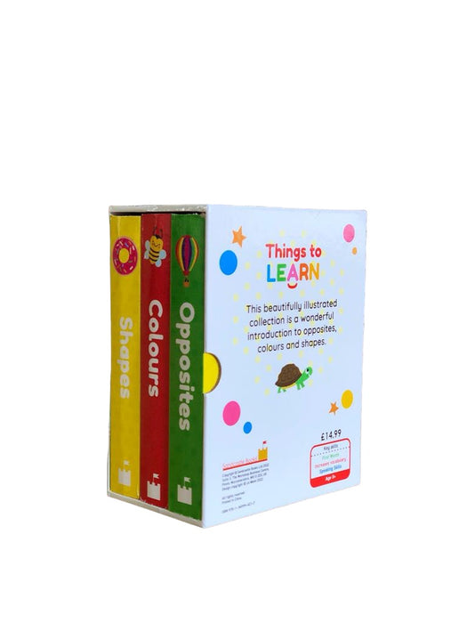 Things To Learn 3 Board Books Slipcase