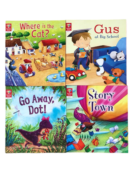 Reading Gems Level 1, 4 Book Set