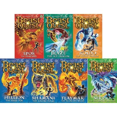 Beast Quest Ice and Fire 15 Book Collection Box Set