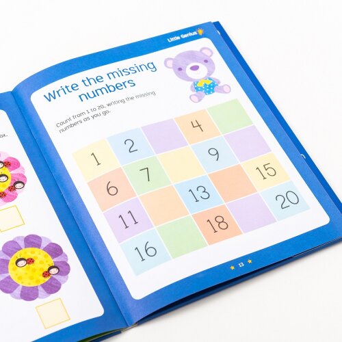 Little Genius Numbers Magnetic Board & Magnets