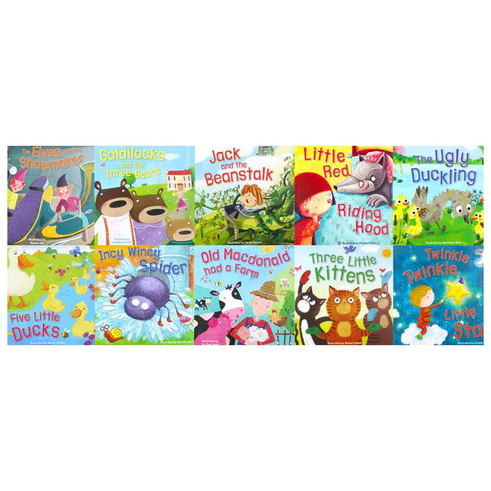 Read With Me Nursery Treasury 10 Book Collection Set By Miles Kelly