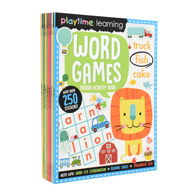 Early Learning My Playtime Learning Sticker Activity 10 Book Collection Set