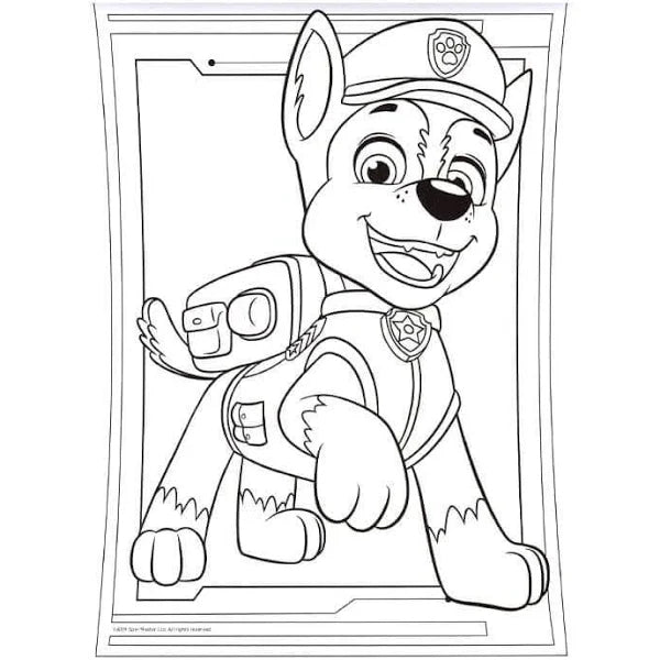 Paw Patrol Colouring Set