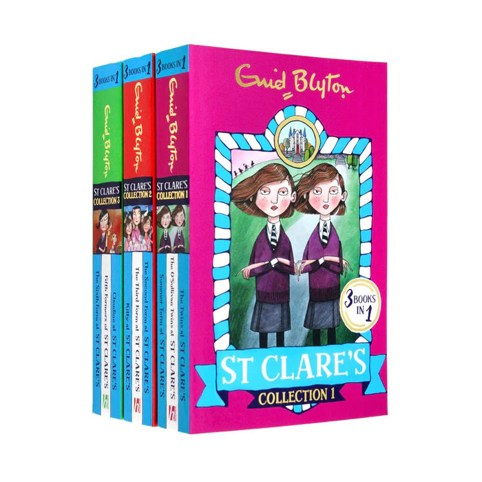 St Clare's 3 Books 9 Story Collection By Enid Blyton