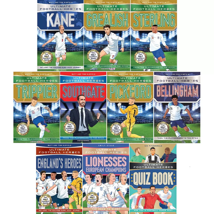 Ultimate Football Heroes 10 Book Collection Set Inc Bellingham