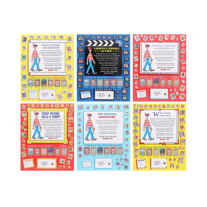 Where's Wally? 6 Books Collection Box Set By Martin Handford- Paperback