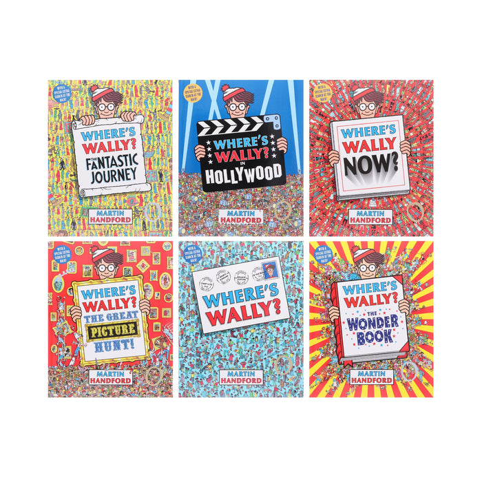Where's Wally? 6 Books Collection Box Set By Martin Handford- Paperback