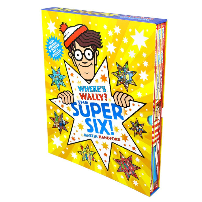 Where's Wally? 6 Books Collection Box Set By Martin Handford- Paperback