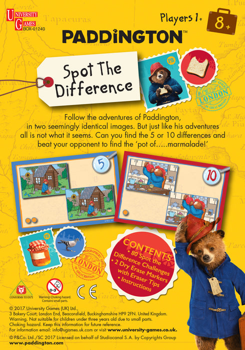 Paddington Spot The Difference Game