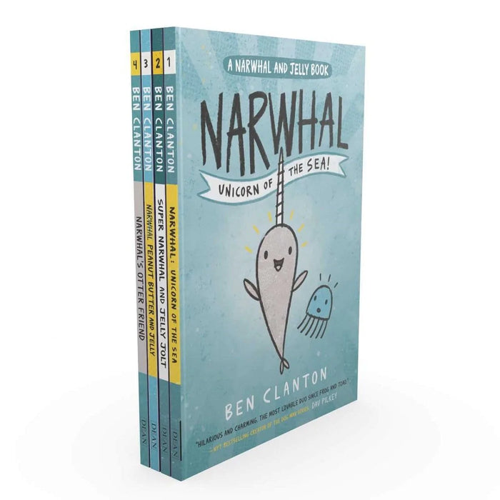 Narwhal and Jelly Series 4 Book Collection Set By Ben Clanton