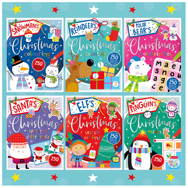 Christmas Festive Activities 6 Book Collection Set