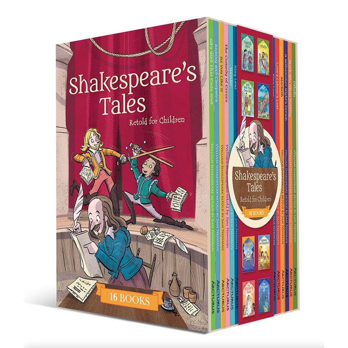 Shakespeare's Tales Retold for Children 16 Book Collection Set By Sam Newman