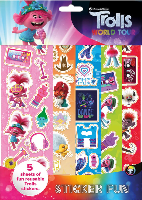 Trolls World Tour Sticker Fun