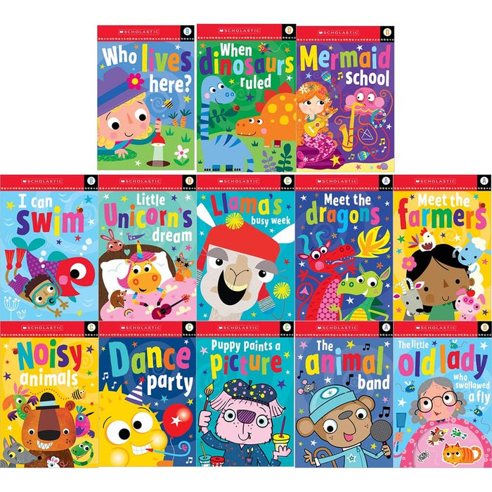 Early Learning Funny Furry Tales For Year one, 16 Readers Book Set