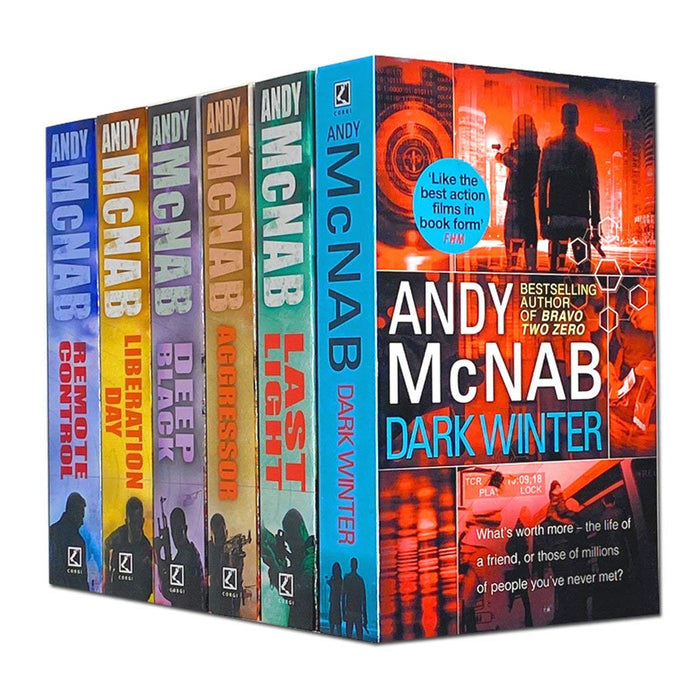 Andy McNab 6 Book Collection Set Inc. Aggressor, Liberation Day, Deep Black...
