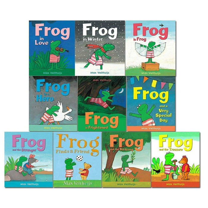 Frog Series 10 Book Collection Set by Max Velthuijs