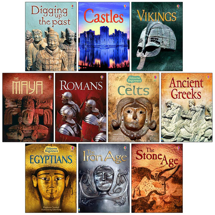 Usborne Beginners History 10 Book Collection Set