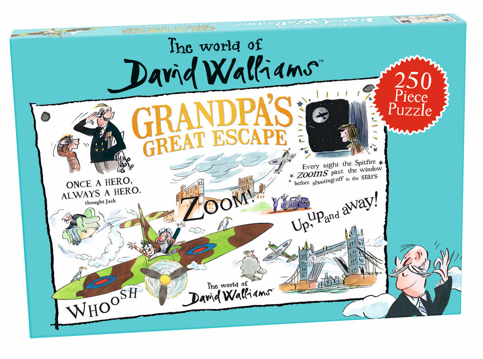 The World of David Walliams - Grandpa's Great Escape 250 Piece Puzzle