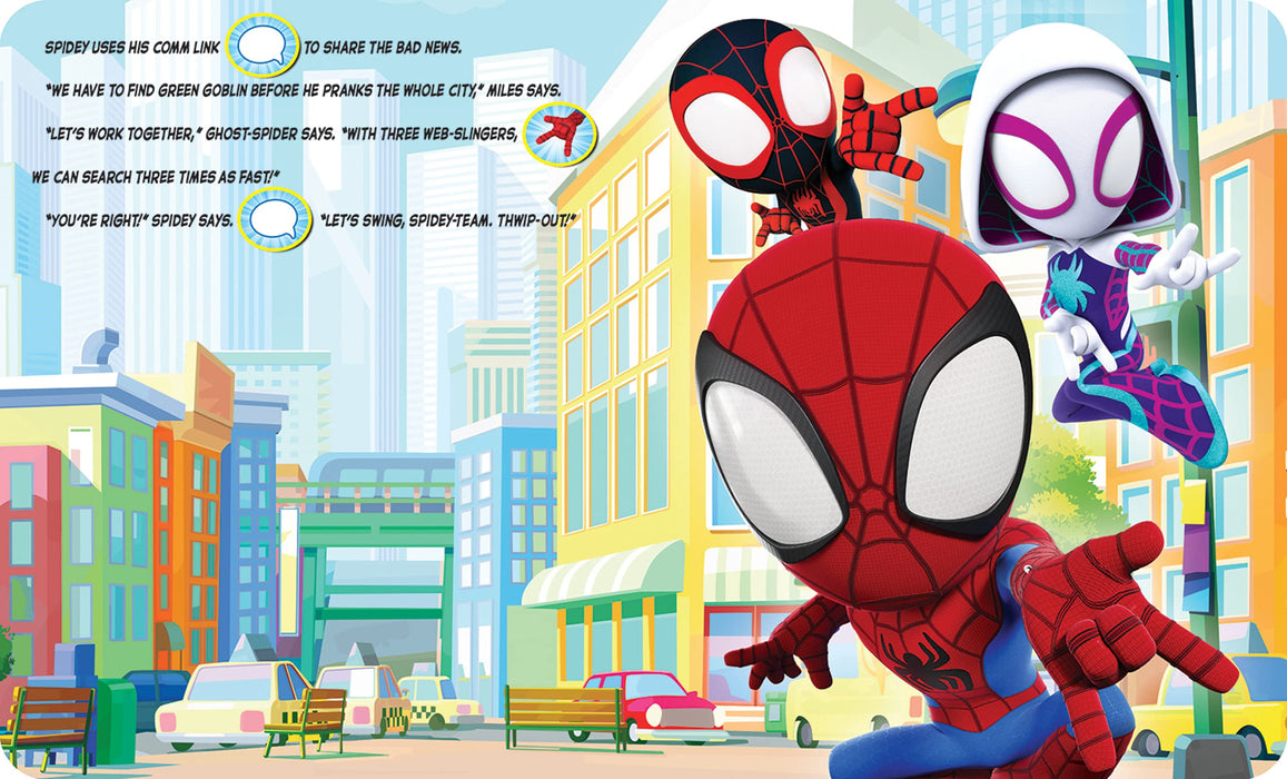 Marvel Spidey & His Amazing Friends: Go-Webs-Go!: Interactive Book and 5-Sound Wristband Set