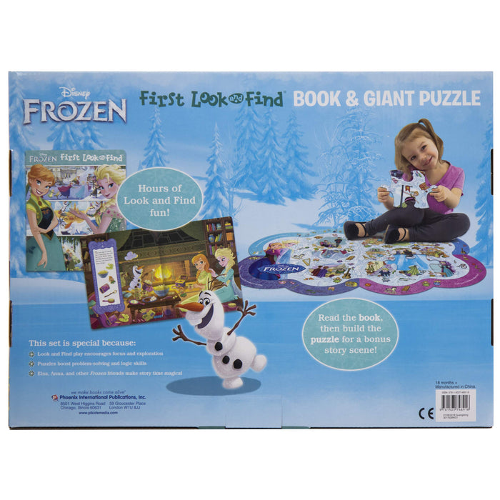 Disney Frozen First Look and Find Book and Giant Puzzle