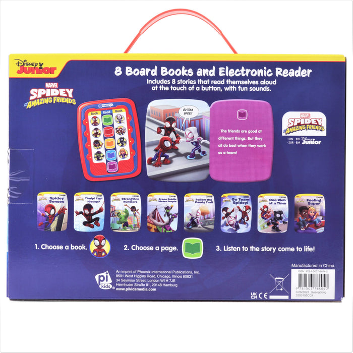 Marvel Spider-man - Spidey and His Amazing Friends- Me Reader and 8 Look and Find Sound Book Library