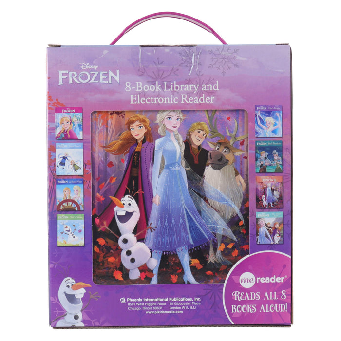 Disney Frozen and Frozen 2 Elsa, Anna, Olaf, and More! Me Reader and 8 Look and Find Sound Book Library