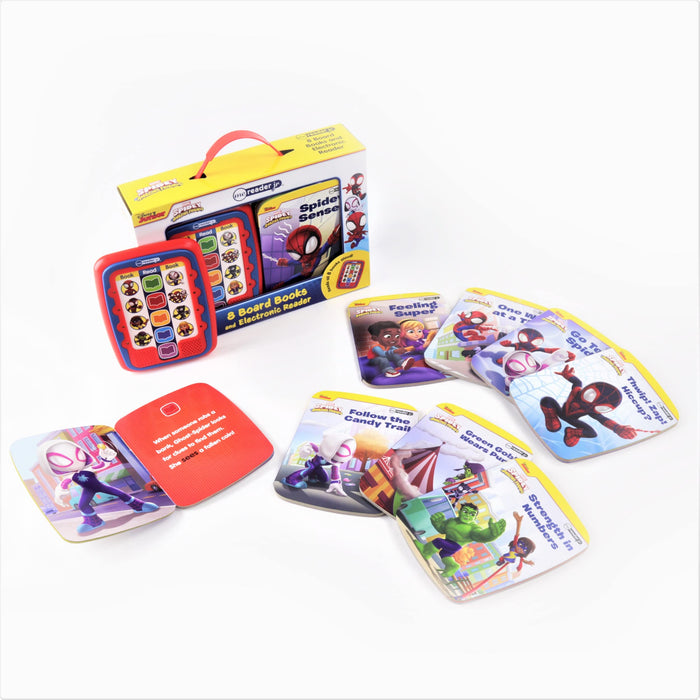 Marvel Spider-man - Spidey and His Amazing Friends- Me Reader and 8 Look and Find Sound Book Library