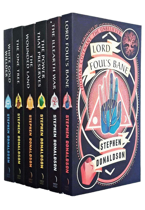Thomas Covenant Series SF Fantasy 6 Book Collection Set By Stephen Donaldson