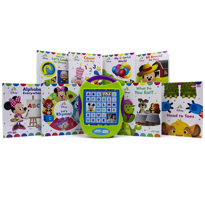 Disney Baby: Mickey, Minnie, Toy Story, and more! My First Smart Electronic Activity Pad and 8-Book Library