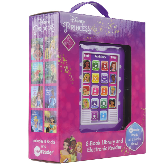 Disney Princess Moana, Cinderella, Rapunzel, and More! Electronic Me Reader Jr and 8 Look and Find Sound Book Library