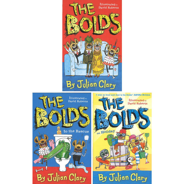 The Bolds 3 Book Collection Set By Julian Clary