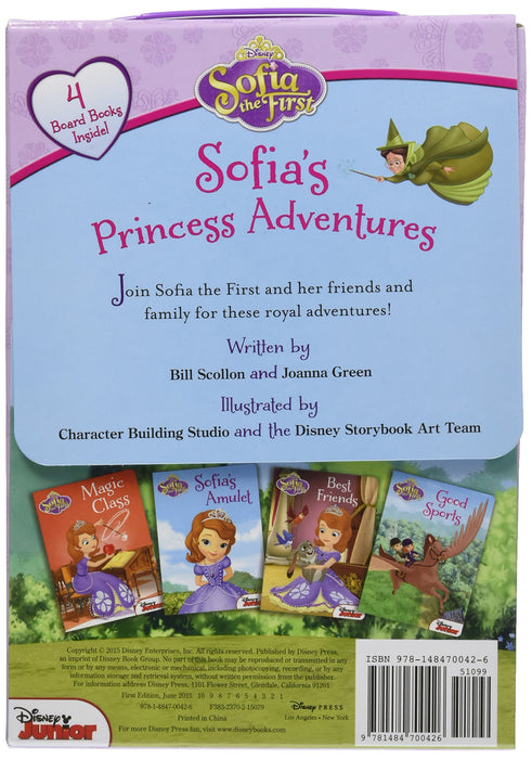 Sofia the First Sofia's Princess Adventures 4. Board Book Boxed Set