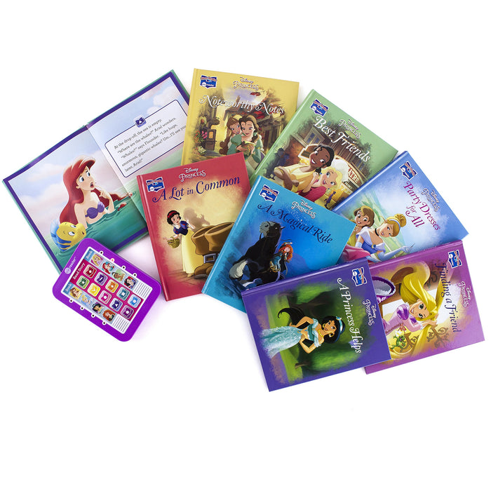 Disney Princess Dream Big Electronic Me Reader Jr and 8 Look and Find Sound Book Library