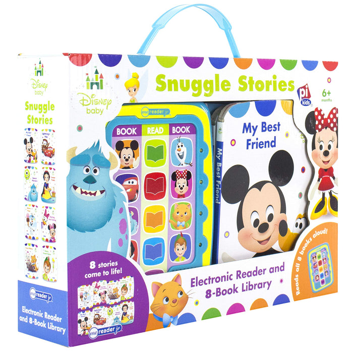 Disney Baby Snuggle Stories  Electronic Me Reader Jr and 8 Look and Find Sound Book Library