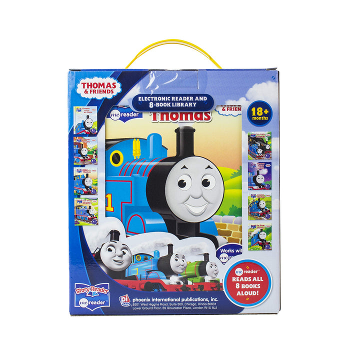 Thomas & Friends Electronic Me Reader Jr and 8 Look and Find Sound Book Library
