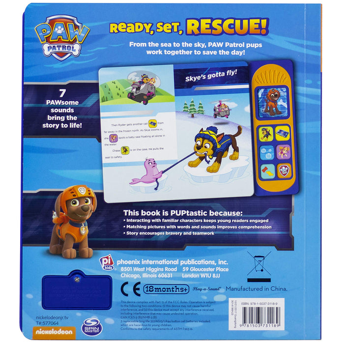 Paw Patrol - Ready, Set, Rescue! Little Sound Book