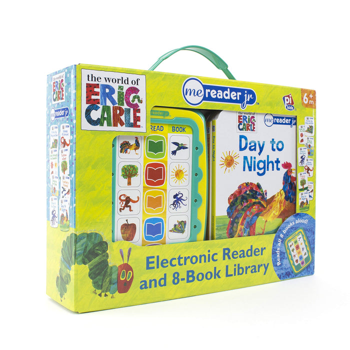 World of Eric Carle Electronic Me Reader Jr and 8 Look and Find Sound Book Library